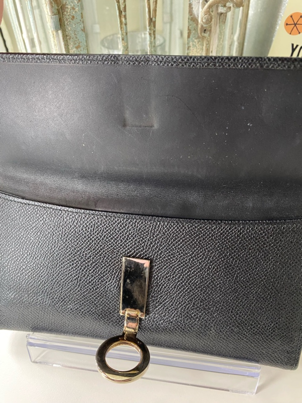 Bvlgari Lux Black Leather Wallet Clutch - Picture 5 of 12